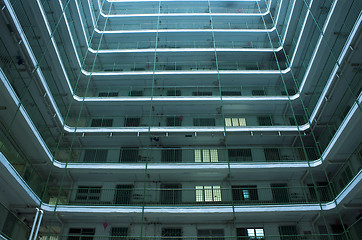 Image showing Hong Kong public housing apartment block 