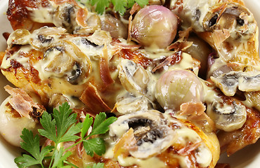 Image showing Creamy Mushroom Chicken