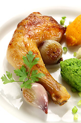 Image showing Roasted Chicken Quarter
