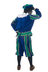 Image showing Zwarte Piet from the back