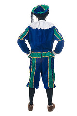 Image showing Zwarte Piet from the back