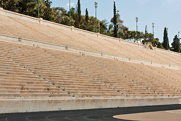 Image showing Panathenian Stadium in Athens, Greece