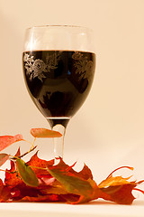 Image showing Fall wine
