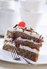 Image showing Cherry cake