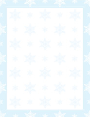 Image showing Snowflake Background