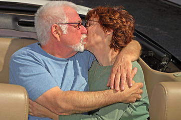 Image showing Middle Age Smooch