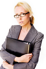 Image showing business blonde woman