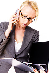 Image showing blonde businesswoman 