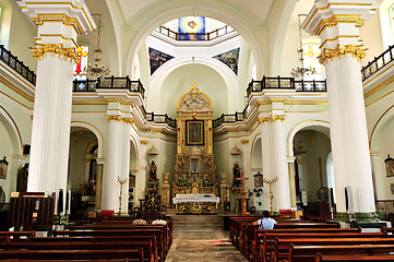 Image showing Church interior in Puerto Vallarta, Jalisco, Mexico