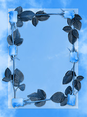 Image showing Rose frame 5