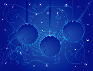 Image showing Festive background from ball