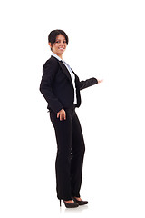 Image showing Smiling business woman