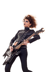 Image showing Rock star woman 