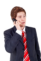 Image showing man making a phone call