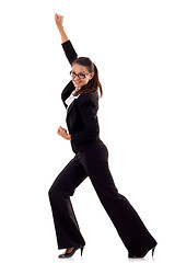 Image showing  joyous business woman