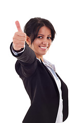 Image showing  woman making ok sign