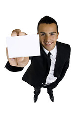 Image showing man with card