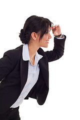 Image showing business woman looking forward 