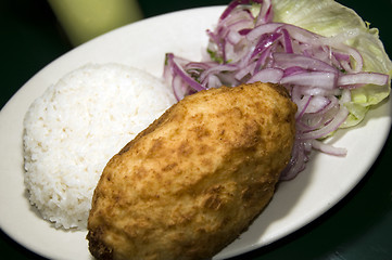 Image showing Papa Rellena Peruvian food potato