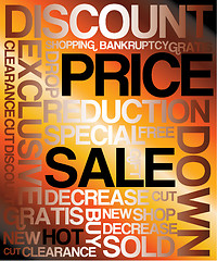 Image showing Sale discount poster