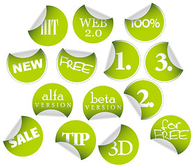 Image showing Labels badges and stickers