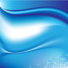 Image showing Abstract blue background