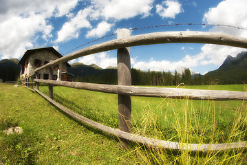 Image showing Meadows of Val Visdende, Italy