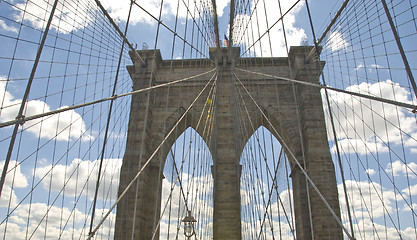 Image showing Brooklyn Bridge Architecture