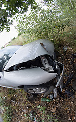 Image showing Car against a Tree, Italy