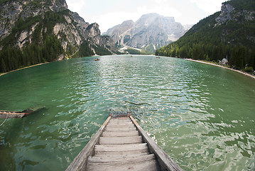 Image showing Braies Lake, Italy