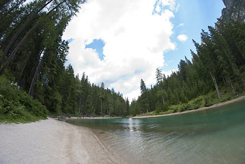 Image showing Braies Lake, Italy