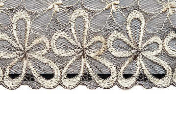 Image showing Lace with rose