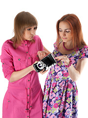 Image showing Two girls