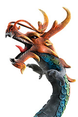 Image showing Wooden dragon
