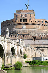 Image showing Castel Sant' Angelo in Rome, Italy 