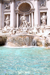 Image showing The Trevi Fountain in Rome