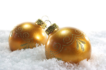 Image showing Christmas balls