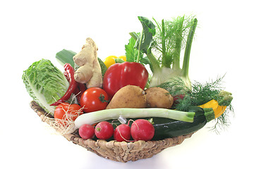 Image showing Vegetable basket