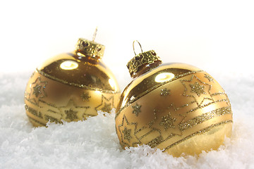 Image showing Christmas balls