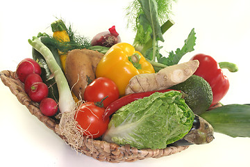Image showing Vegetable basket