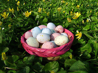 Image showing Easter Eggs (oeufs)