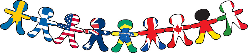 Image showing Flag Paper Dolls