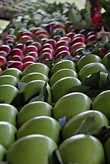 Image showing Red And Green Apples