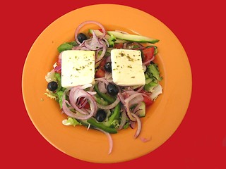 Image showing Greek salad