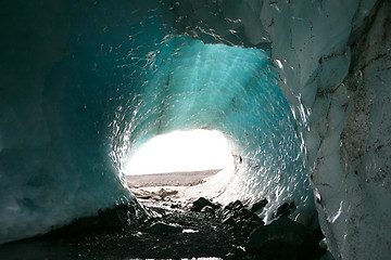 Image showing ice cave of Iceland glacier