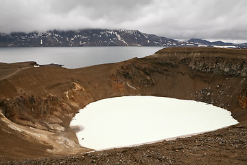 Image showing Iceland landscape with two lakes