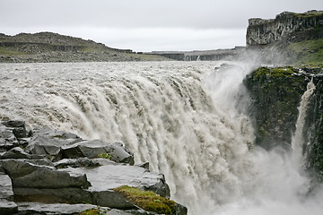 Image showing big Iceland waterfall