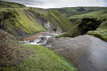 Image showing Iceland mountain river