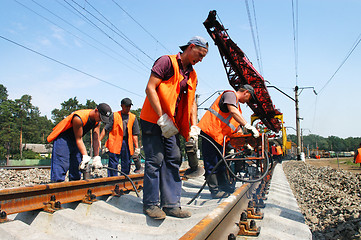 Image showing Rairoad Workers