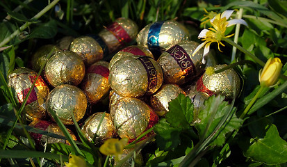 Image showing Easter Eggs (oeufs)